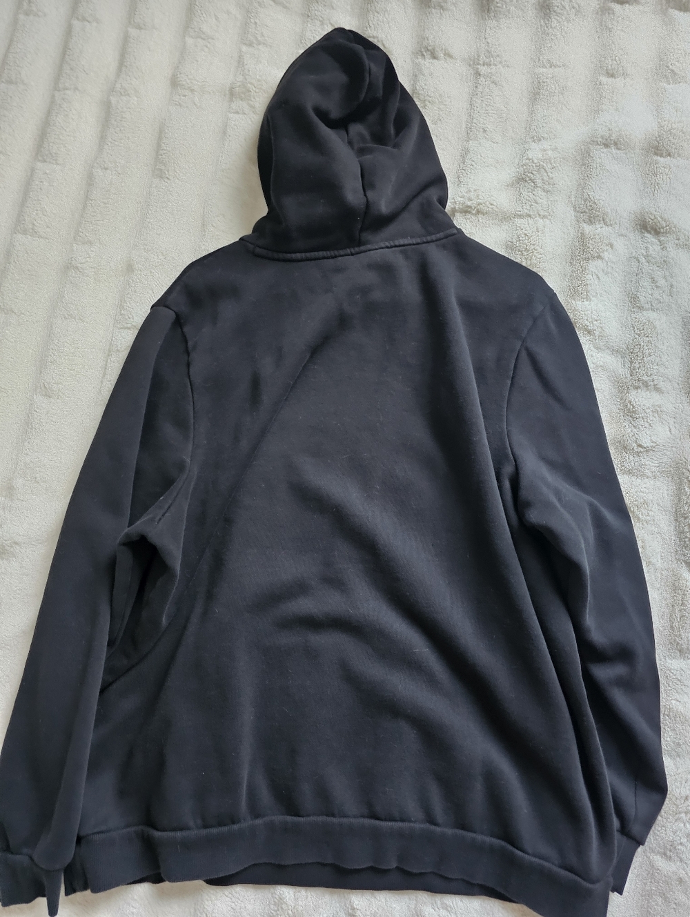 Puma Black Hoodie with White Puma Logo - Picture 3 of 3